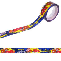 Лента подароч. клейкая 1,5см*10см "Ты победитель. Тачки" асс. арт.1136604