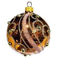 Шар стекло 8см "Графика 23154" п/у арт.КУ-80-231154