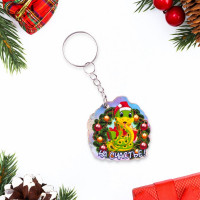 Брелок "На счастье!" змея в венке арт.10577464