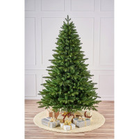 Елка 240см "Ленинградская" (хвоя литая+ПВХ, ветки на шарнирах, подставка металл.) арт.ЕЛС 24