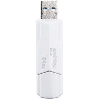 Флеш диск 64GB USB 3.0 SmartBuy CLUE, белый