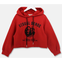 Свитшот для девочки арт.Deloras 21686 размер 34/134-44/164 цвет красный