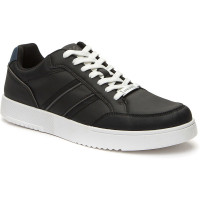 Кроссовки для мальчика (CROSBY) черный/синий верх-искуственная кожа подкладка-текстиль артикул  447002/02-04