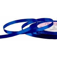 Лента подароч. атласная 0,6см*23м цв.синий арт.1218103