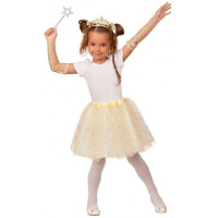 Карнавальный набор Принцесса (юбка,митенка,диадема) р.30/116 золото арт.22-40-116-60