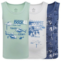 Майка для мальчика арт.2358/3 размер 32/122-128 100% х/б цвет ассорти