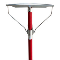 Тряпкодержатель оцинкованный г.Екатеринбург цв. в ассортименте с деревянной ручкой