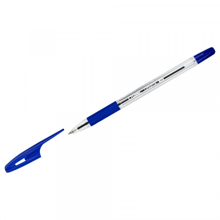 Ручка шариковая СТАММ "Орбита 150" синяя, 0,7мм