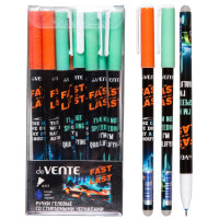 Ручка гелевая ПИШИ-СТИРАЙ (deVENTE) синяя  Fast Or Last 0,5мм ассорти арт.5051520 (Ст.)