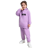 Брюки для девочки (CLE) артикул 836065/49т размерный ряд 28/110-32/128 цвет сиреневый