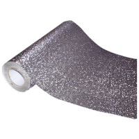 Бумага самоклеящаяся 45*100см (deVENTE) ПВХ 100мкм с блестками серая арт.8117303