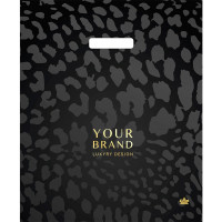 Пакет ПВД прорезная ручка 38*45+6 60мкм Глянцевый Тико