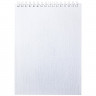 Блокнот А5 мягкая обложка на гребне 80 листов (Hatber) Metallic Белый бумвинил арт 80Б5бвВ1гр