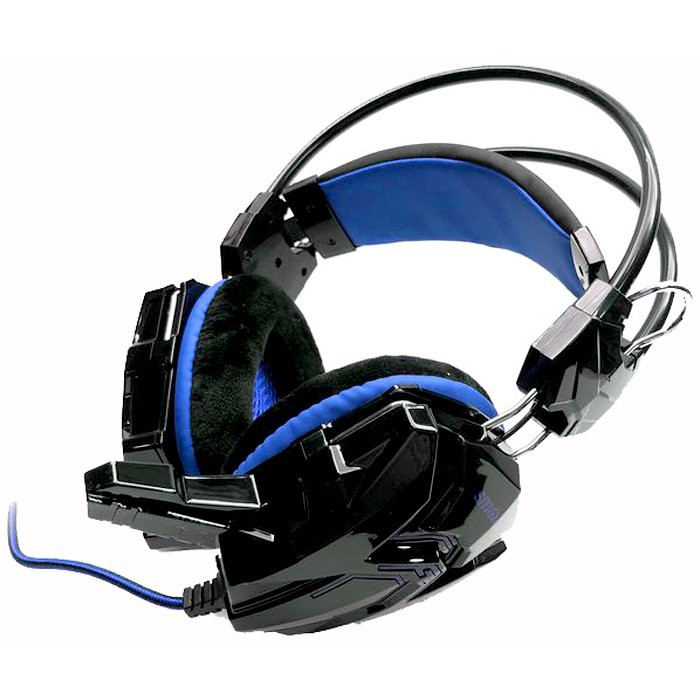 Наушники SmartBuy RUSH SNAKE SBHG-1000,накладные цв.черн/синий