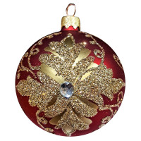 Шар стекло 8см "Графика 2345" п/у арт.КУ-80-231045