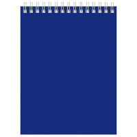 Блокнот А5 мягкая обложка на гребне 60 листов (BG) для конференций синий арт.Б5гр60 8589