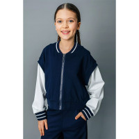 Кардиган для девочки (Делорас) арт.W64254 размер 34/134-44/164 цвет синий