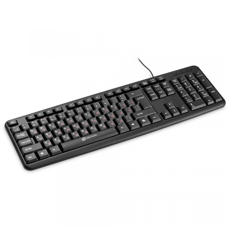Клавиатура провод. Oklick 90MV2, USB, черный