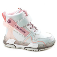 Ботинки для девочки ( B&G) белый верх-искусственная кожа подкладка -искусственный мех артикул m-bg-F356-2C