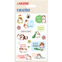Наклейки (deVENTE) объемные мягкие многоразовые Capy pet 10х15 см арт.8002468