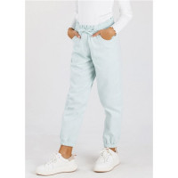 Брюки спортивные для девочки арт.DMB 2825 размер 32/128-44/164 трикотажные цвет минт