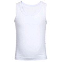 Майка для мальчика размер 34/134-140 100% х/б цвет белый