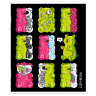 Тетрадь А5 клетка 48 листов скоба (Феникс) Желейные мишки выборочныйТВИН-лак мелованный картон ассорти арт.64422