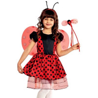 Костюм Д (НАСЕКОМОЕ) Божья Коровка (платье,крылья,ободок,палочка) р.26/104-30/116 арт.8002