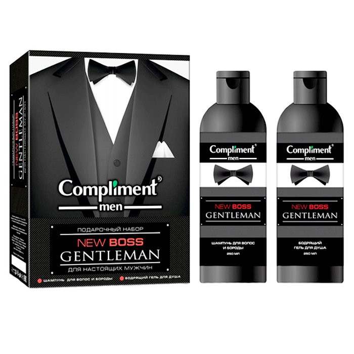 Подарочный набор муж. New Boss ПН №1770 Gentleman (шамп. 250мл, гель д/душа 250мл) арт.1770