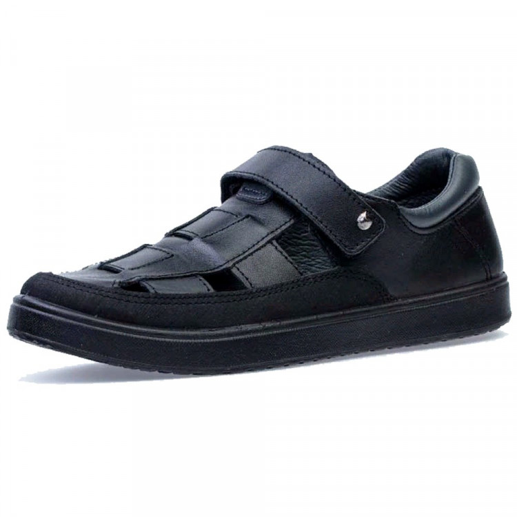 Туфли для мальчика (Котофей) черный верх-натуральная  кожа подкладка-натуральная кожа размерный ряд 38-40 арт.732198-26