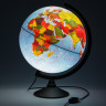 Глобус физико-политический диаметр 320мм Классик с подсветкой Новый арт К013200101