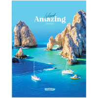 Тетрадь на кольцах А5 клетка 120 листов (BG) Остров мечты глянцевая ламинация арт.ТТ5к120_лг 11361