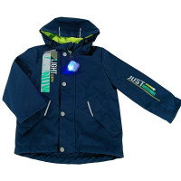 Парка осенняя для мальчика (БАТИК) арт.Филлипс цвет темно-синий