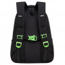 Рюкзак для девочек школьный (Grizzly) арт RG-362-4/2 черный-лаванда 30х39х20 см