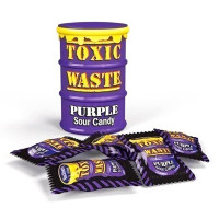 Леденецы Токсик 42гр,  Пурпл фиолетовая бочка (Ст.12)