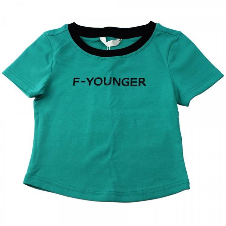 Футболка для девочки арт. Deloras 21905 размерный ряд 34/134-44/164 цвет мятный