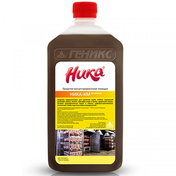 Ч/с для удаления дымовой смолы,копоти Ника-КМ 1кг высокощелочное (беспенное)