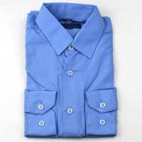 Сорочка детская длинный рукав размерный ряд 29/116-122-36/158-164  цвет голубой Brostem арт.155d