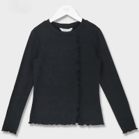 Лонгслив для девочки артикул 22384 (DELORAS) размер цвет черный