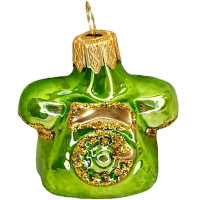 Украшение на ёлку стекло 06см "Телефон" зеленый п/у арт.ФУ-184/5