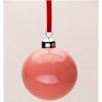 Шар пластик 08см глянцевый цв.розовый щербет 104 арт.РШ2504