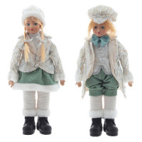 Игрушка декор. "Девочка.Мальчик" 44см музыкальная с движением арт.776021