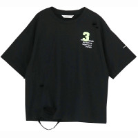 Футболка для девочки арт.Deloras 22135 размерный ряд 34/134- 44/164 цвет черный