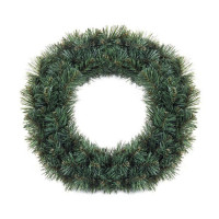 Венок декоративный 35см хвоя ПВХ без украшений "Сибирь" арт.ВСП 35