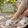 Босоножки для девочки (Сказка) цвет бежевый верх- искусственная кожа подкладка-натуральная кожа размерный ряд 32-37 арт.R221581755BE
