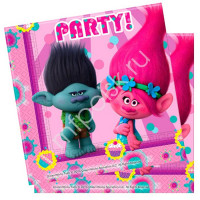 Салфетки "Тролли" 20шт/наб 33см*33см арт.4870167