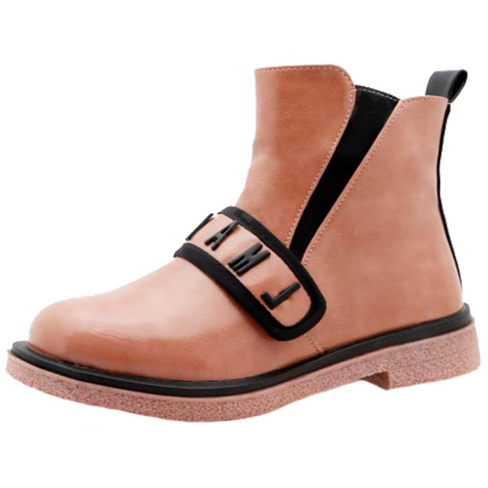 Ботинки для девочки (М+Дi) розовые верх-искусственная кожа подкладка-байка размерный ряд 37 арт.RC71_2759-6