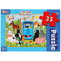 Пазлы МАКСИ 35 элементов Синий трактор (Умные игры) арт.4680107915948
