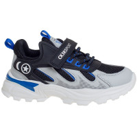 Кроссовки для мальчика (Сказка) черный верх-искуственная кожа подкладка-текстиль артикул R963774818BK