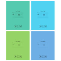 Тетрадь 12 листов клетка (BG) Отличная ассорти арт Т5ск12 11754